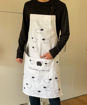 Just for laughs gifts - Every family has one black sheep apron with pockets