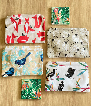 Magpies Zip Pouch