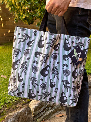 Fig and Pear Tote Bag - Unisex Tote Bags Australia