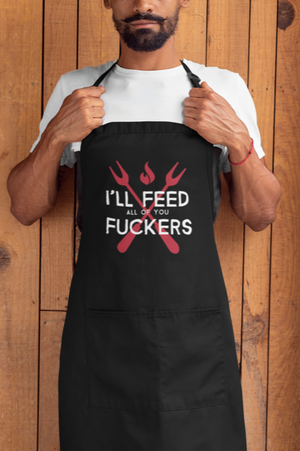 Best BBQ Aprons For Men Australia - f word aprons