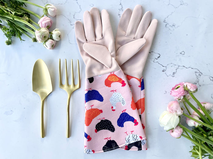 Gardening Gloves - Big Bright Hens