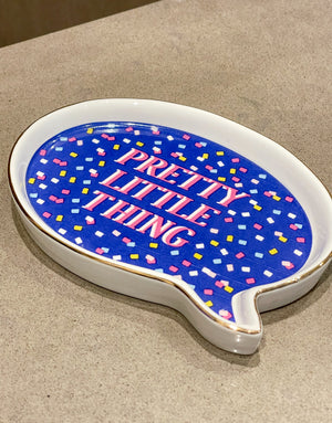 Ceramic trinket tray for women - jewelry organizer ideas