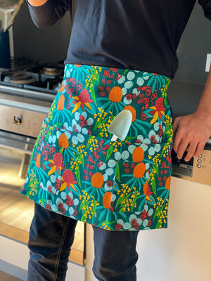 Cute garden apron to keep tools or collect chicken eggs