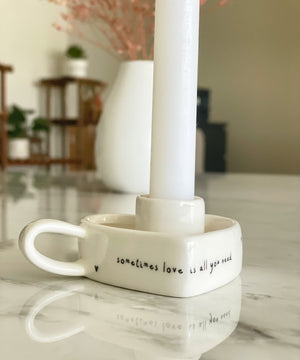 Love Is All You Need Candle Holder