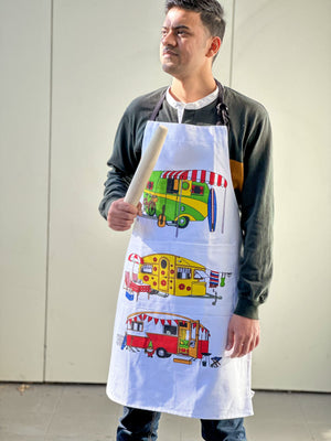 Unisex aprons with pockets for BBQ or cooking at home