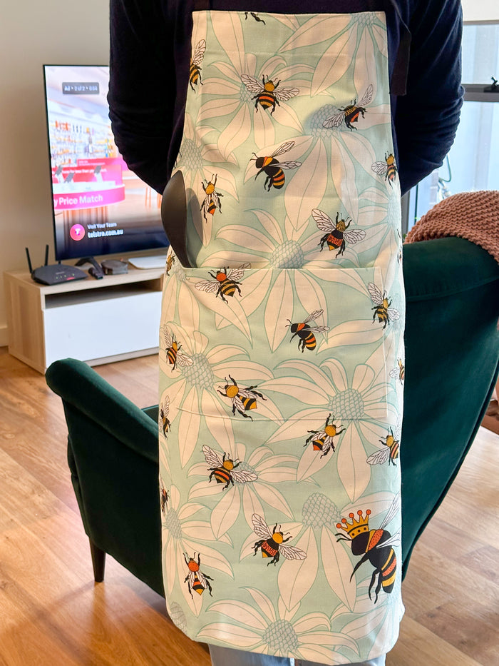 Flower Bees Apron