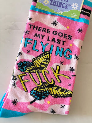 There goes my last flying fuck socks
