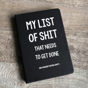 To Do List Notebooks - Funny gifts for stationery lovers