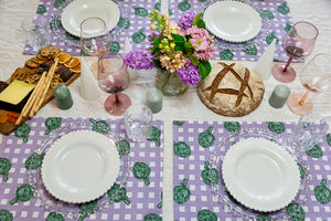 Colourful Placemats - farmhouse style vibes for dinning