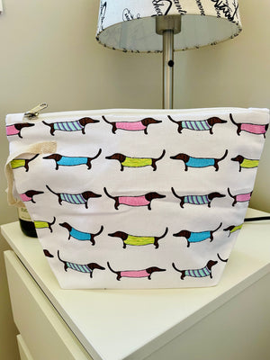 Best Gifts For Dog Lovers - Dachshund Large Cosmetics Pouch