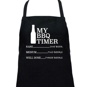 Unisex BBQ Apron - Beer themed gifts for men or women