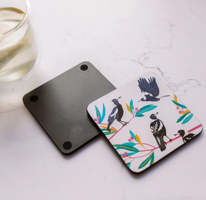 Bird Print Homeware - Magpie Coasters