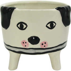 Cute ceramic planters - gifts for dog lovers and plant moms