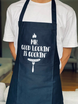 Best mens apron with printed quote