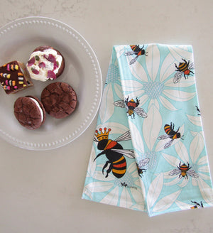 Bees Tea Towel - Gifts for bee lovers