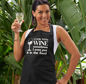 Best wine gifts Australia - unisex apron for BBQ or cooking