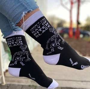 Bold and edgy gothic accessories for women - Unique socks