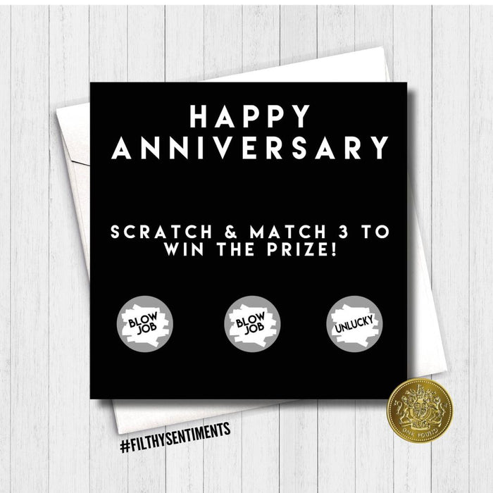 Anniversary Scratch Card