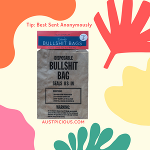 Disposable Bullshit Bags - Fun Gifts For Friends