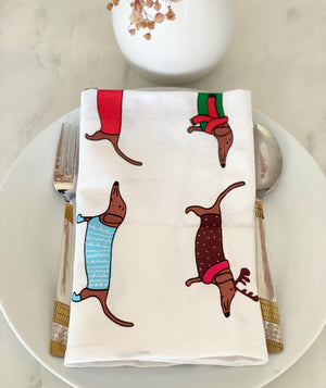 Colourful Napkins Set - Best dog gifts and homeware