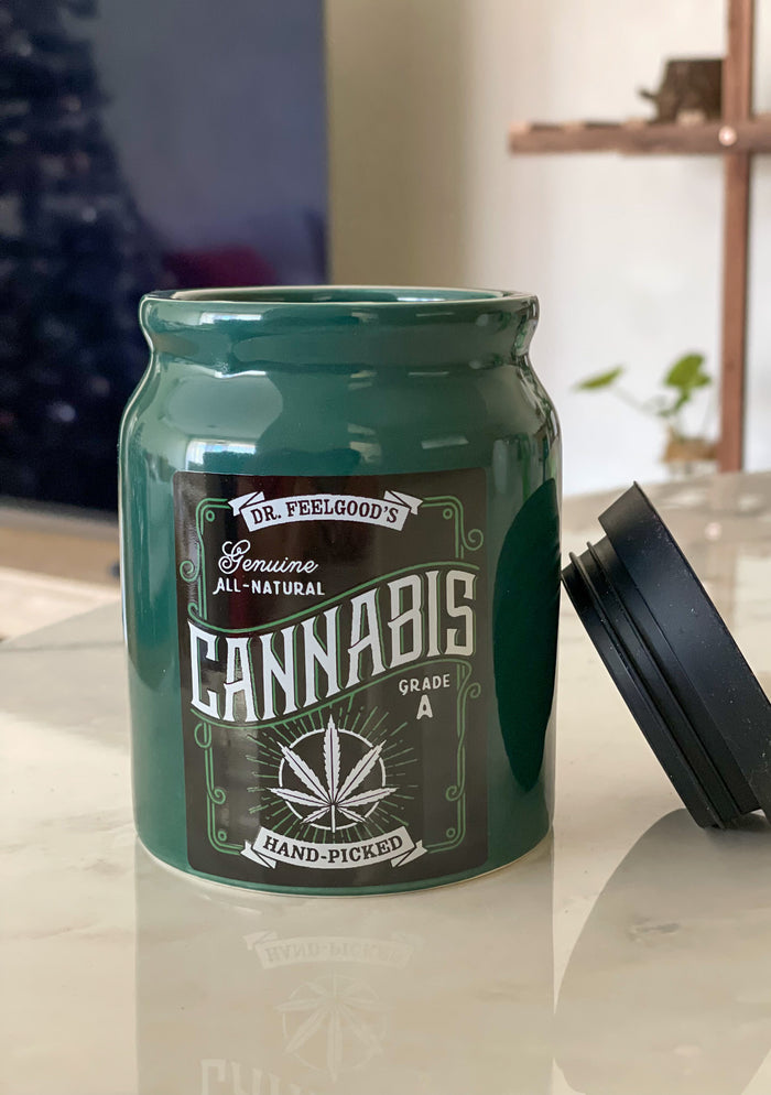 Large Cannabis Stash It Jar