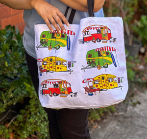 Large Colourful Tote Bags - Camping Accessories