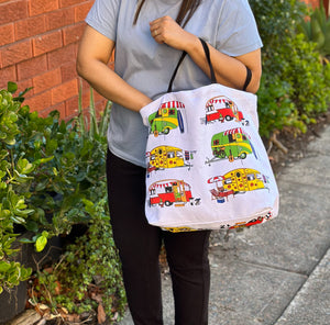 Large reusable shopping tote bag - Cotton Bags Australia