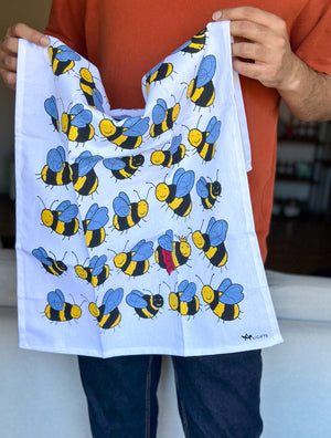 Best gifts for bee lovers - Cotton tea towels Australia