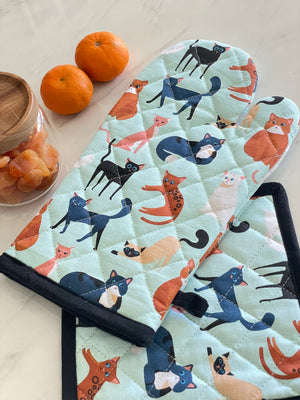 cat print kitchenware and home accessories