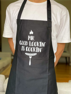 Best mens apron with printed quote