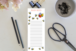 Busy Bees Magnetic Jotter for Fridge