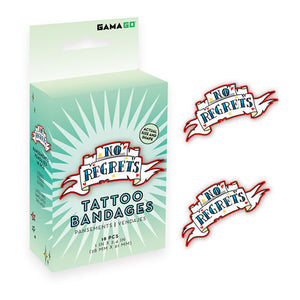 No regrets tattoo bandages - cute bandages for kids 
