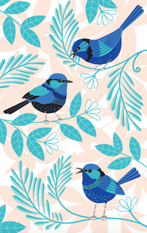 Quirky Kitchenware - Bird Print Towels