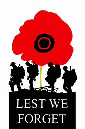 Lest we forget themed Remembrance Day Accessories