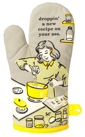 Droppin' A New Recipe on Your Ass Oven Mitt - Quirky Gifts For Women