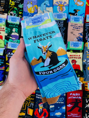 whatever floats your goat - cool socks for men