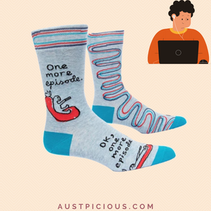 OK, One More Episode Men's Socks - Cool Gifts For Men
