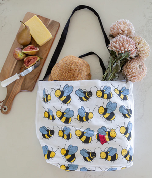Busy Bees Large Travel Tote Bag
