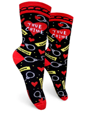 Cool loungewear - Crime and Murder Mystery themed socks