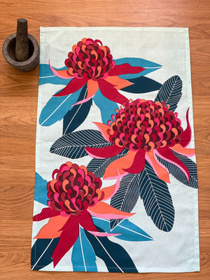 Cute floral tea towels and kitchen linen