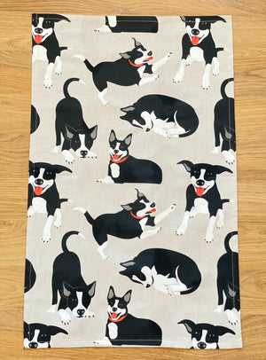 Animal print tea towels and kitchen apparel