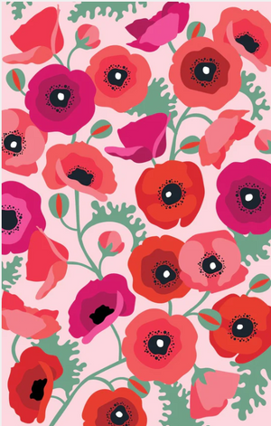 Remembrance Day Accessories - Poppies Tea Towel
